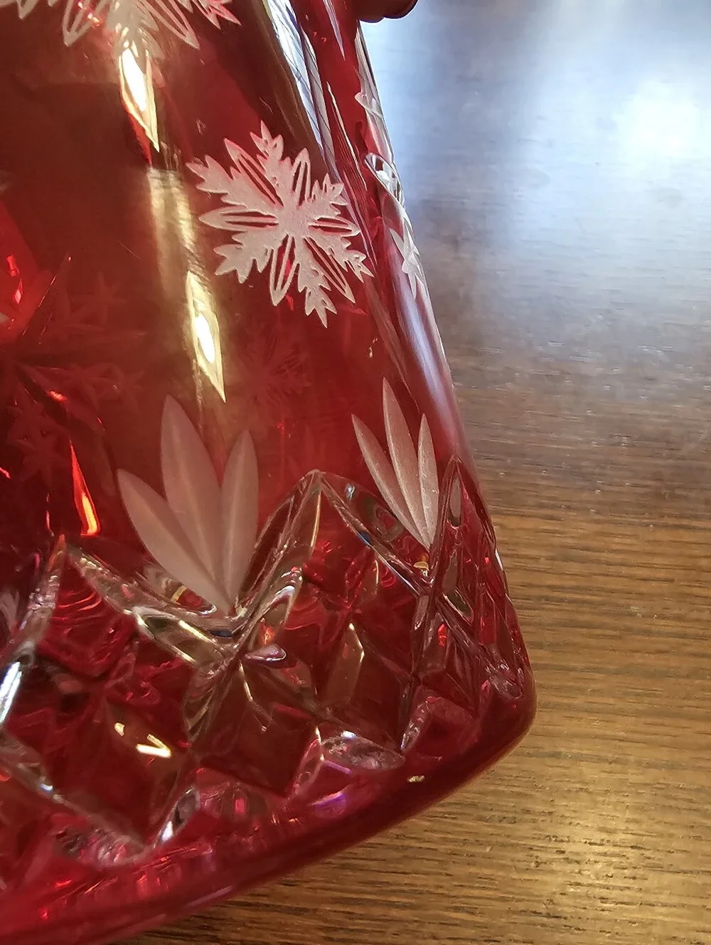 WATERFORD 2020 SNOWFLAKE WISHES LOVE TUMBLER CRANBERRY